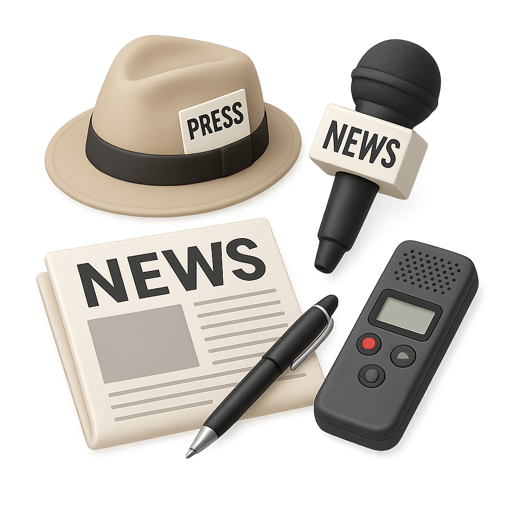 3D market news illustration