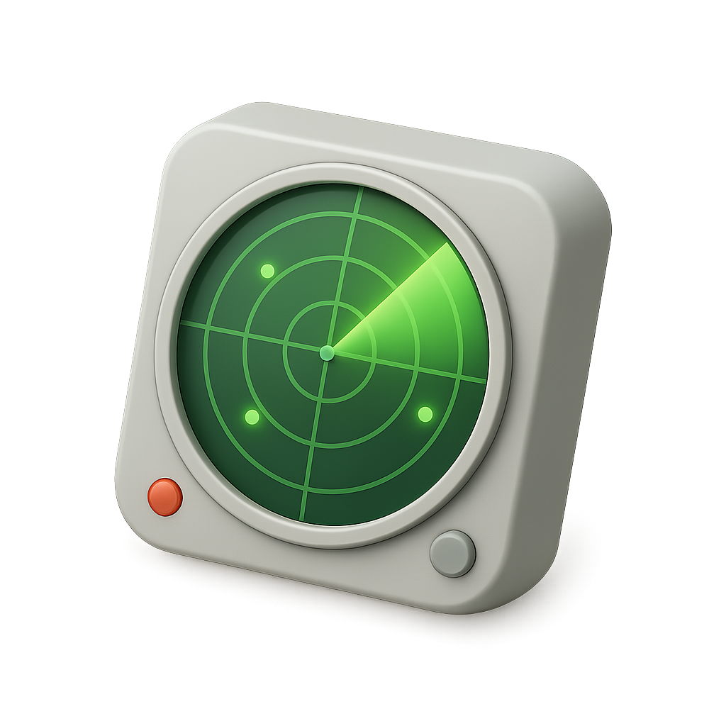 3D radar illustration